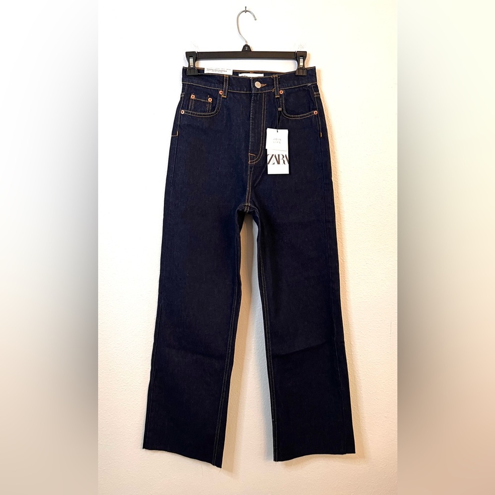 NWT ZARA The 90’s full length jean size US 02
